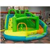 Image 1 : LARGE INFLATABLE BOUNCY CASTLE WITH SLIDE & COMES