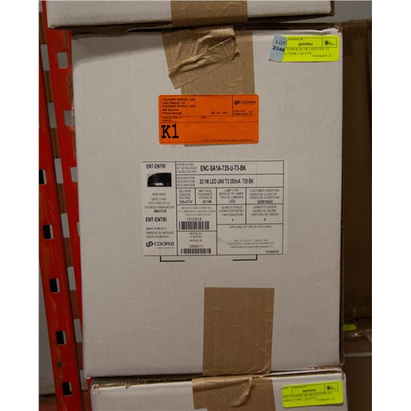 NEW COOPER 20.1W LED UNV T3 350MA 735BK 120-277V