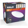 Image 1 : CASE OF 4 X 15 INCH HALO ROUND LED FLUSH MOUNT