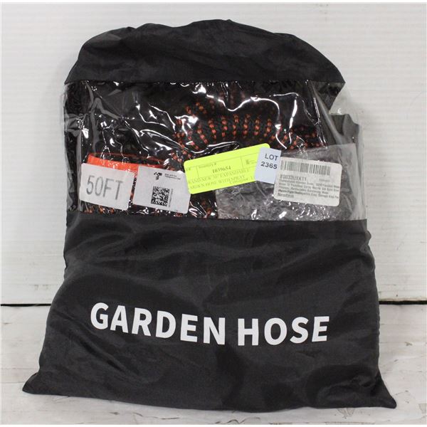 BRAND NEW 50" EXPANDABLE GARDEN HOSE WITH SPRAY