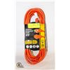 Image 1 : NEW POWER EXTENSION CORD O/D 16/3 25' ORANGE