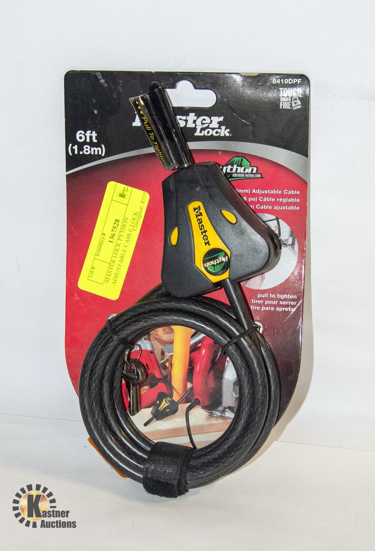 MASTER LOCK PYTHON ADJUSTABLE CABLE LOCK