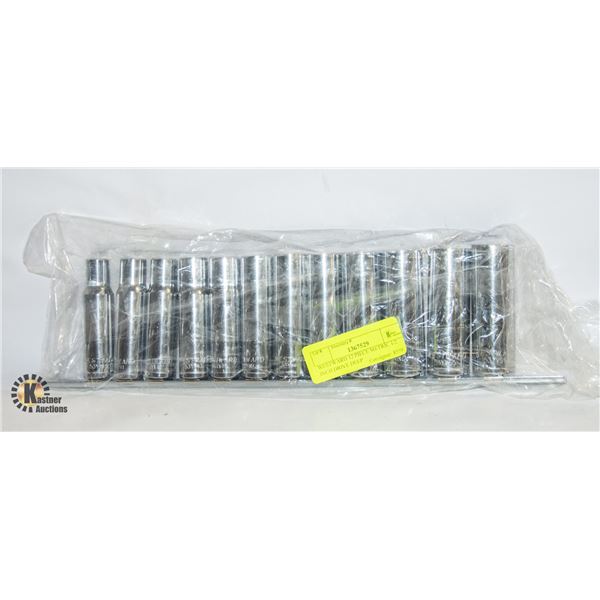 WESTWARD 12 PIECE METRIC 1/2 INCH DRIVE DEEP