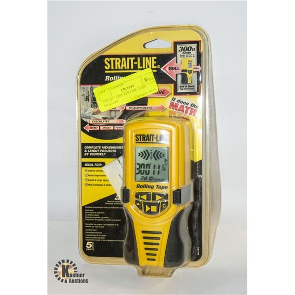 STRAIT - LINE ROLLING TAPE MEASURE
