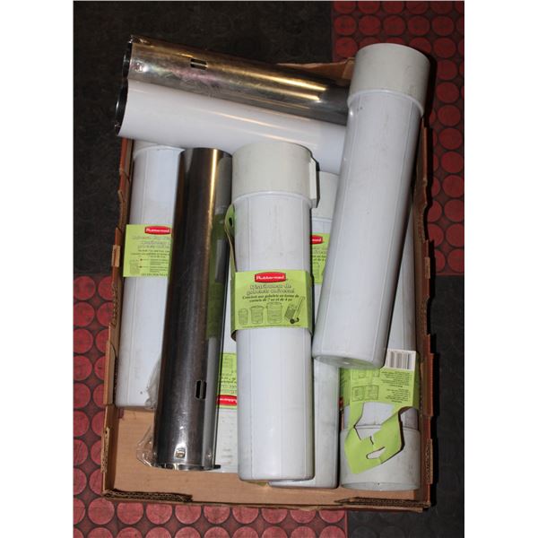 TRAY OF 9 UNIVERSAL CUP DESPENSERS