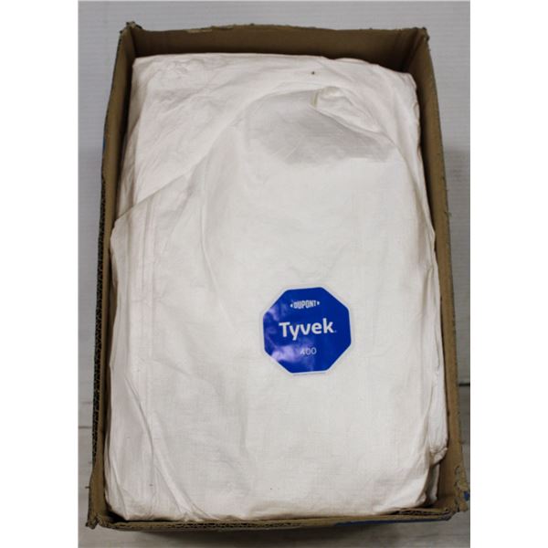 12 NEW PAIR OF DISPOSABLE COVERALLS