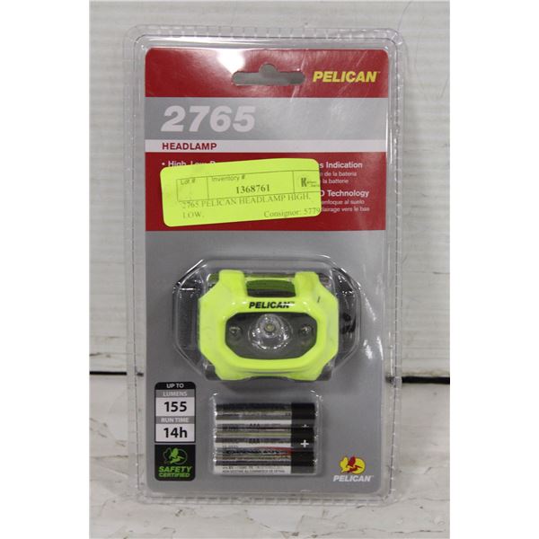 2765 PELICAN HEADLAMP HIGH, LOW,