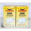 Image 1 : 2 PACKS OF CONDOR N95 DUST MASKS 12PCS PER PACK