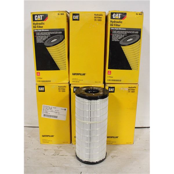 6 NEW ASSORTED CAT OIL FILTERS