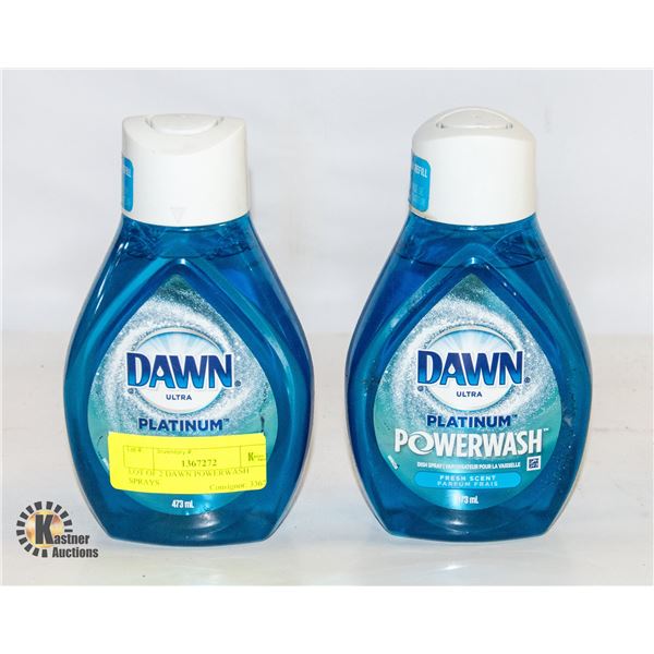 LOT OF 2 DAWN POWERWASH SPRAYS