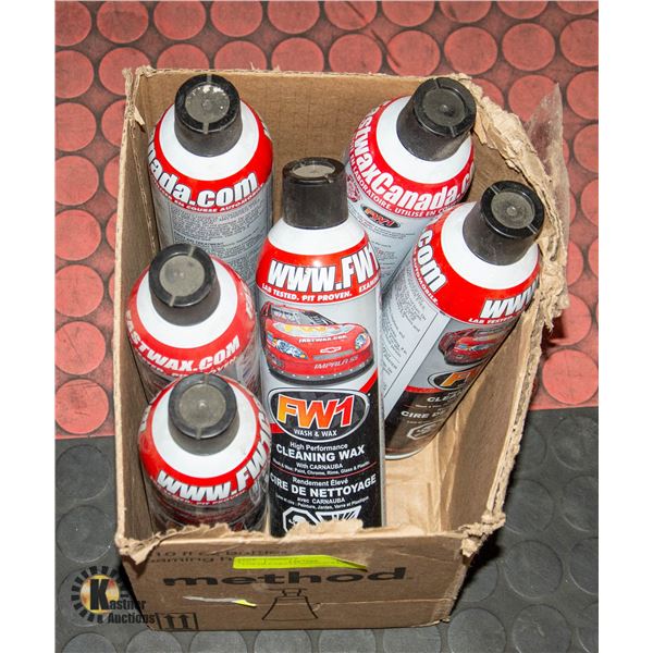 LOT OF CAR CLEANING SPRAYS