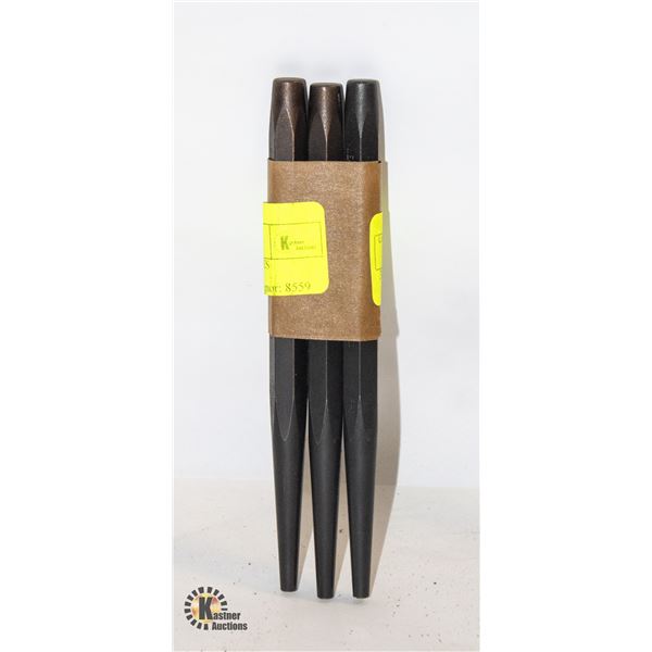 3  PROTO 3/8 PUNCHES