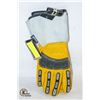 Image 1 : LARGE IMPACT GLOVE WITH GAUNTLET CUFF