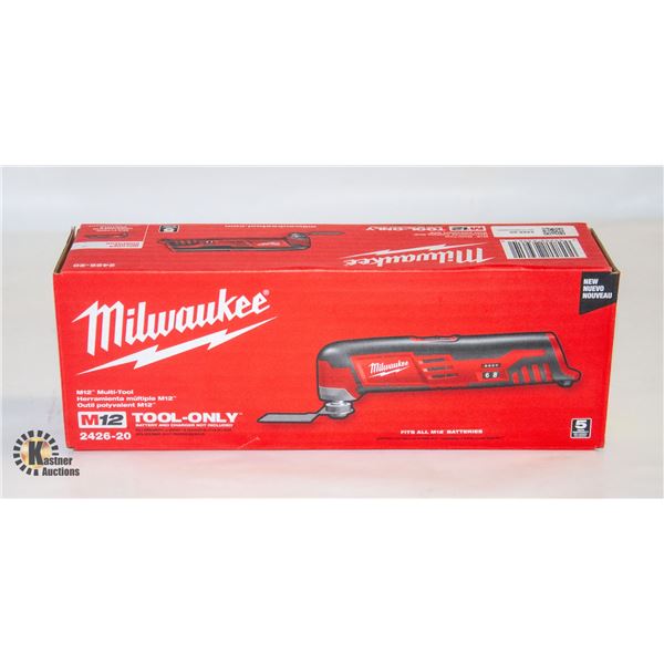 NEW MILWAUKEE M12 CORDLESS MULTI-TOOL  TOOL ONLY