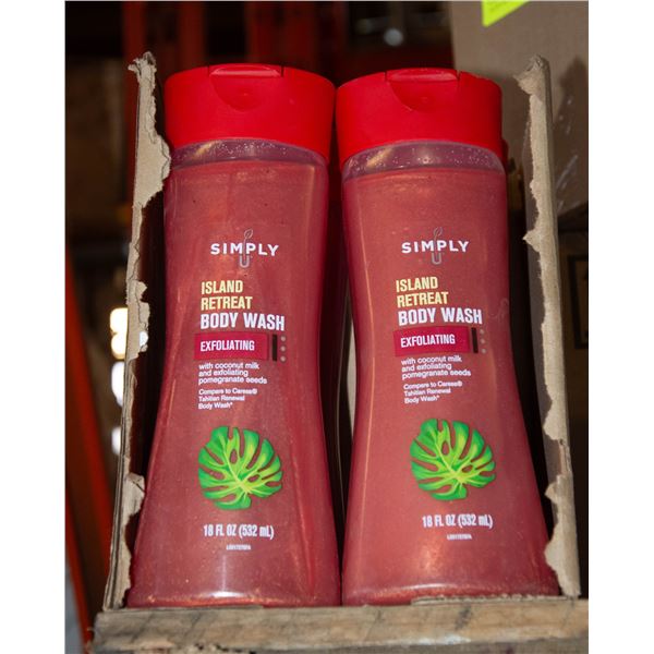 CASE OF SIMPLY U ISLAND RETREAT BODYWASH *EXPIRED*