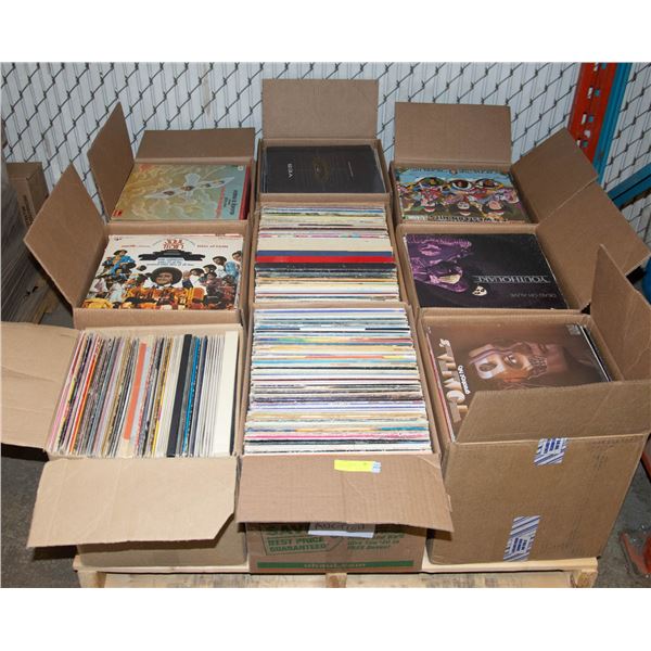 PALLET OF RECORDS: ROCK, POP, COUNTRY & MORE