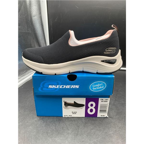 Skechers Black Slip on, no tie Shoe (8)