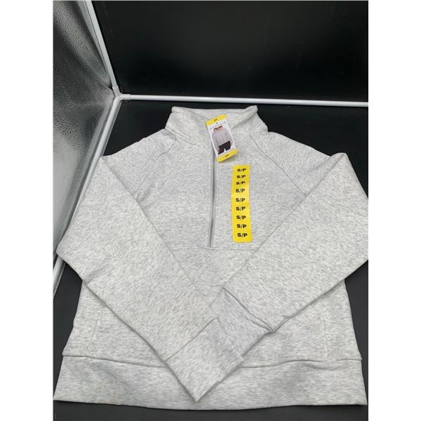 Danskin Half-zip Grey Heather Hoodie (S)