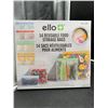 Image 1 : Ello 14 Reusable Food Storage Bags, dishwasher safe