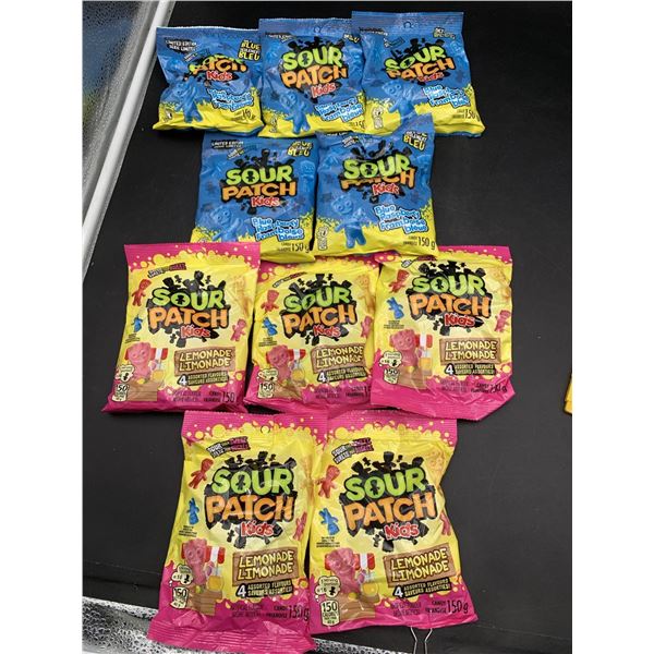 Maynards Sour Patch Kids-Lemonade & Blue Raspberry (10 x 150g)