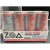 Image 2 : ZOA Zero Sugar Energy Drinks, White Peach - 355ml (Pack of 12)