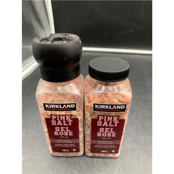 Kirkland Pink Salt (2 x 368g) Grinder Mill and Refill