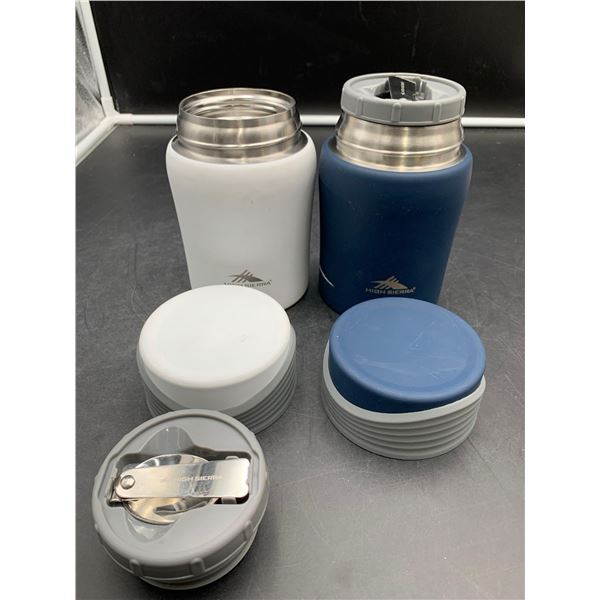 High Sierra 2pk Thermos and Cutlery sets