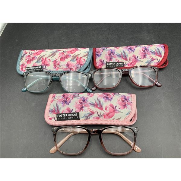 Foster Grant 3pk Reading Glasses (3.00)