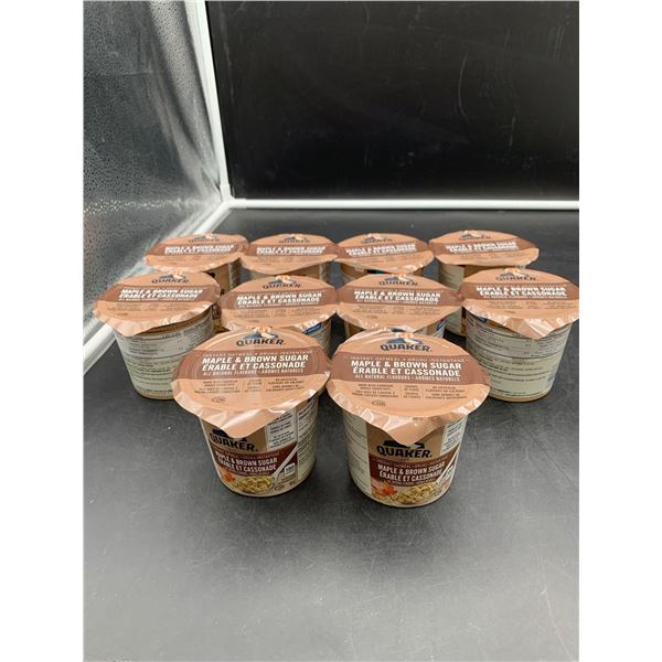 Quaker Instant Oatmeal Maple & Brown Sugar Cups (10 x 48g)