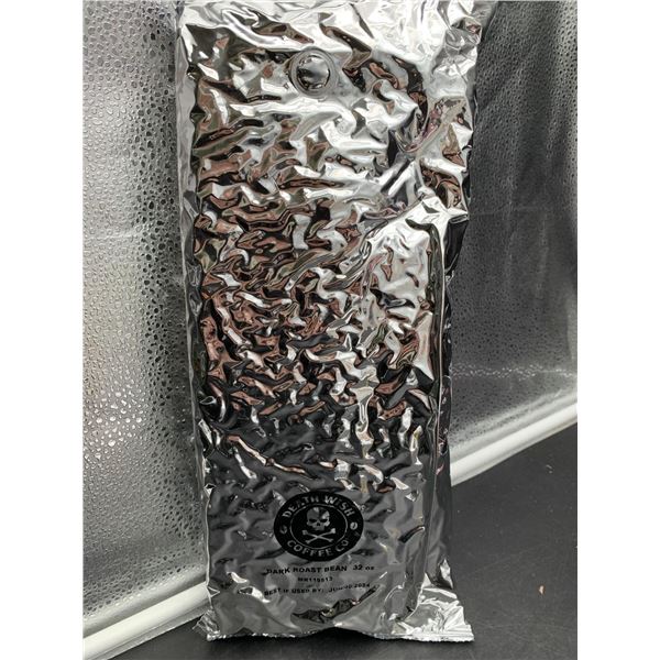 Death Wish Dark Roast Bean Coffee 2lbs