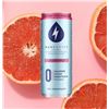 Image 1 : WakeWater Caffeinated Sparkling Water | Grapefruit, 355ml X 12 Cans