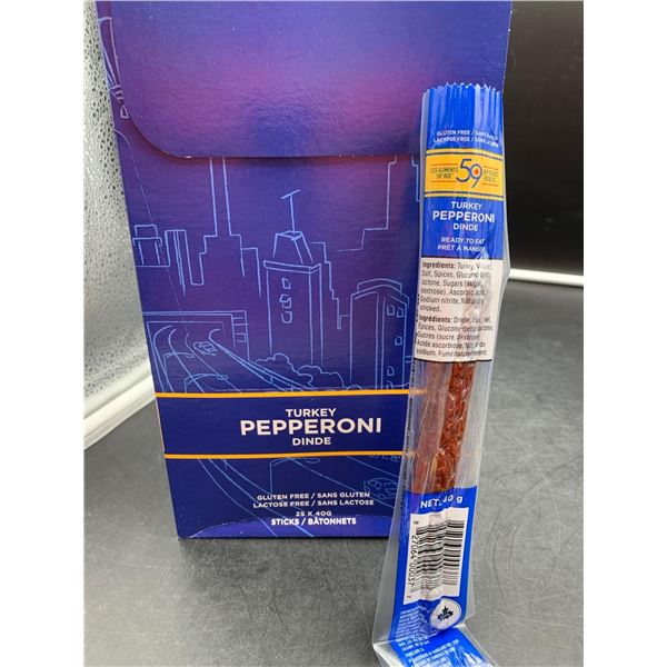 59th Street Turkey Pepperoni Sticks (25 x 40g)