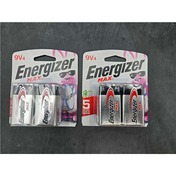 Energizer Max 9V Batteries (2 x 2)