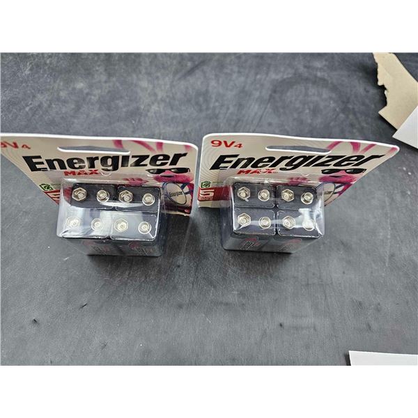 Energizer Max 9V Batteries (2 x 2)