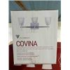 Image 3 : Canarm Covina Bathroom Vanity Light - 3 Lights - Glass - Chrome