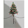 Image 2 : Solar Christmas Decorations Outdoor 4 Packs Christmas Tree Led Lit Waterproof Pathway Lights for Out
