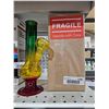 Image 1 : Rasta Percolator with Ice and Filter Glass Water Bong 7"