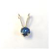 Image 1 : 14K Yellow Gold Natural Sapphire (0.1ct) Pendant, Suggested Retail Value $120