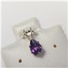 Image 2 : 14K Yellow Gold Amethyst(0.34ct) Pendant, Made in Canada, Suggested Retail Value $200 (Estimated Sel