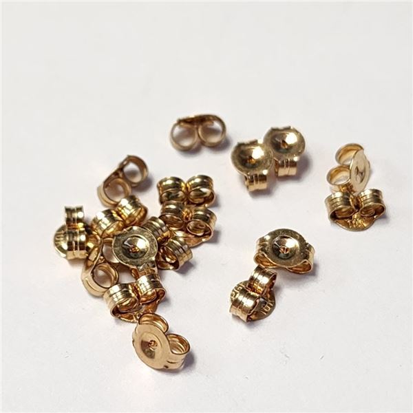 10K Yellow Gold 1G App 16Pcs Earring Backs, Suggested Retail Value $350 (Estimated Selling Price fro