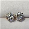 Image 1 : 10K Yellow Gold Cz 6.5Mm Earrings, Suggested Retail Value $120 (Estimated Selling Price from $36 to 