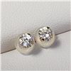 Image 2 : 14K Yellow Gold Cubic Zirconia Earrings, Suggested Retail Value $120 (Estimated Selling Price from $