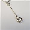 Image 1 : Silver Cz 9.5" Anklet, Suggested Retail Value $60