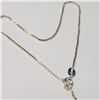 Image 2 : Silver Cz 9.5" Anklet, Suggested Retail Value $60