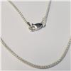 Image 3 : Silver 16" 3.15G Necklace, Suggested Retail Value $50