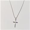 Image 2 : Silver Cross 18" Necklace, Suggested Retail Value $80