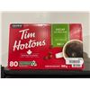 Image 1 : Tim Hortons Decaf Fine Grind Coffee-Medium Roast (80 K-cup Pods)