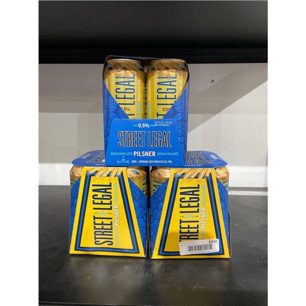 Street Legal Dealcoholized Pilsner (3 x 4 x 473ml)