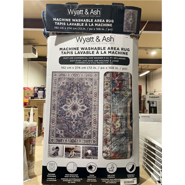 Wyatt & Ash Machine Washable Area Rug (182cm x 274cm)