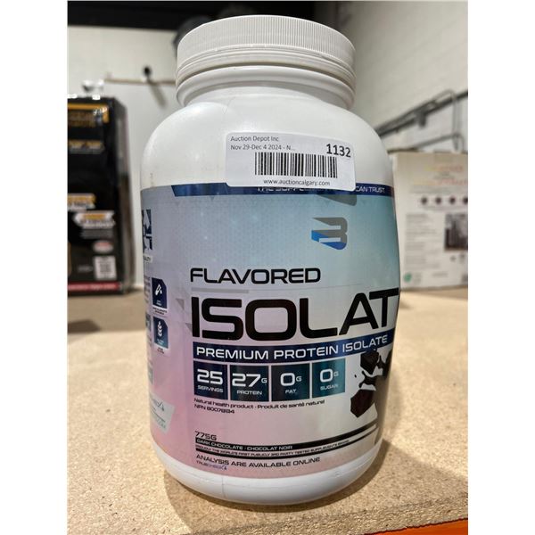 Flavoured Isolate Premium Protein Isolate- Dark Chocolate Protein (775g)